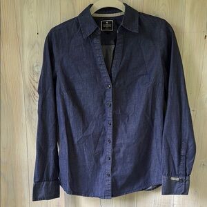 Express The Essential Button Down Dress Shirt Size S